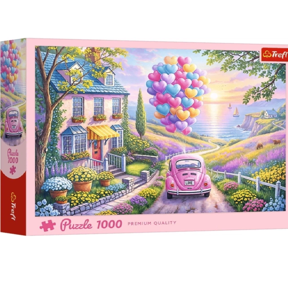 09719 Trefl Пазли "1000" Романтична поїздка
