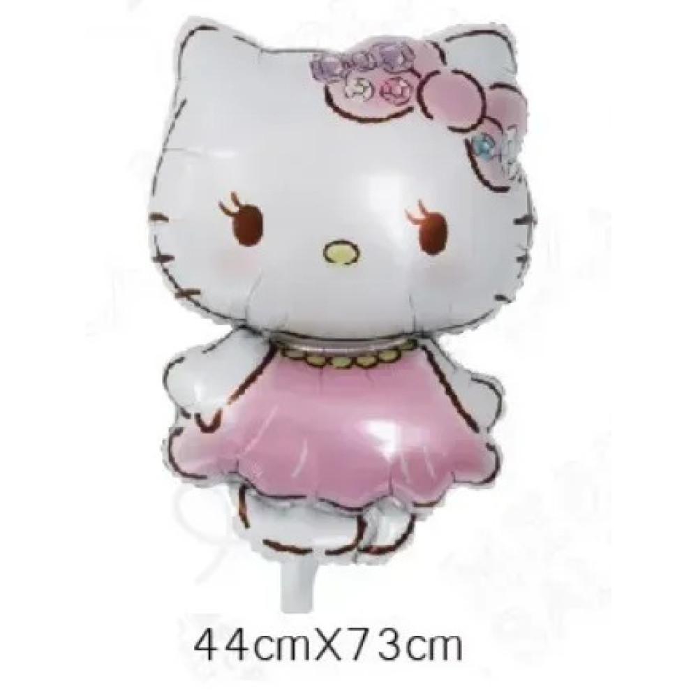 Фольгована фігура «Hello Kitty в рожевій сукні» 14684