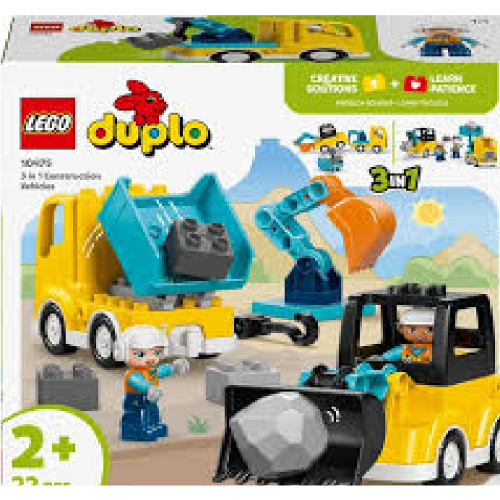 32022 LEGO DUPLO Town Конструктор 3-в-1 Будівельна техніка