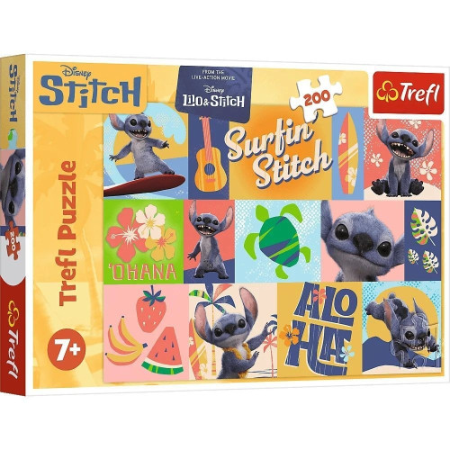 Пазли 33318 Trefl  "200" Disney Stitch The Movie Пригоди на Гаваях