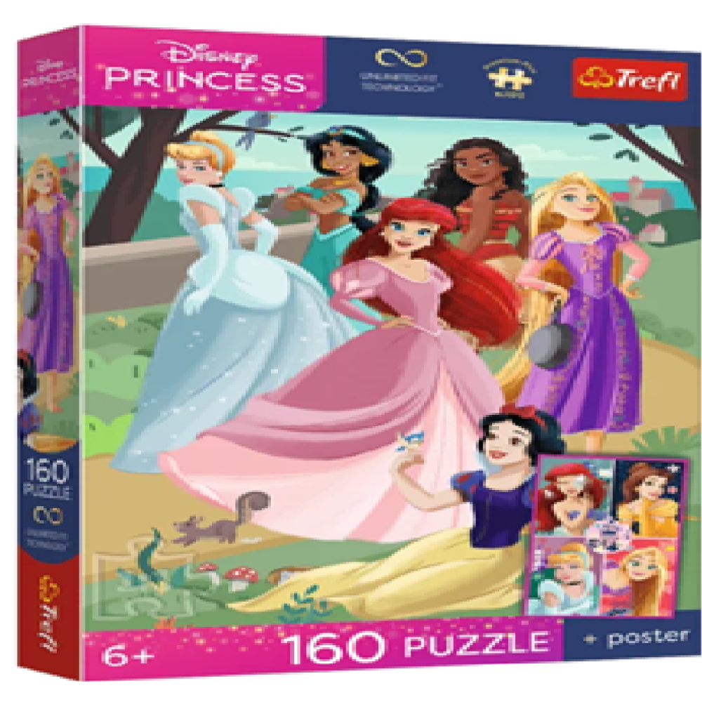 54382 Trefl Пазли "160 UFT Premium Plus Kids" Disney Princes