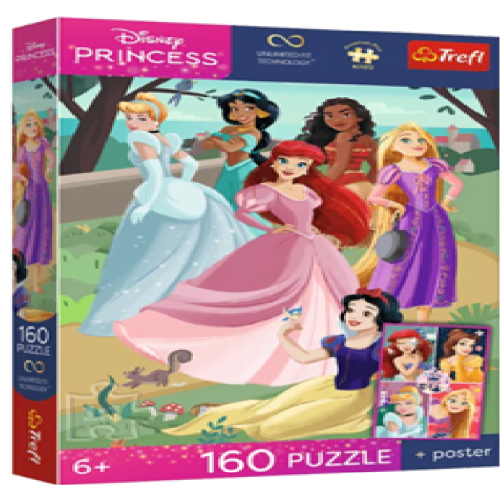 54382 Trefl Пазли "160 UFT Premium Plus Kids" Disney Princes