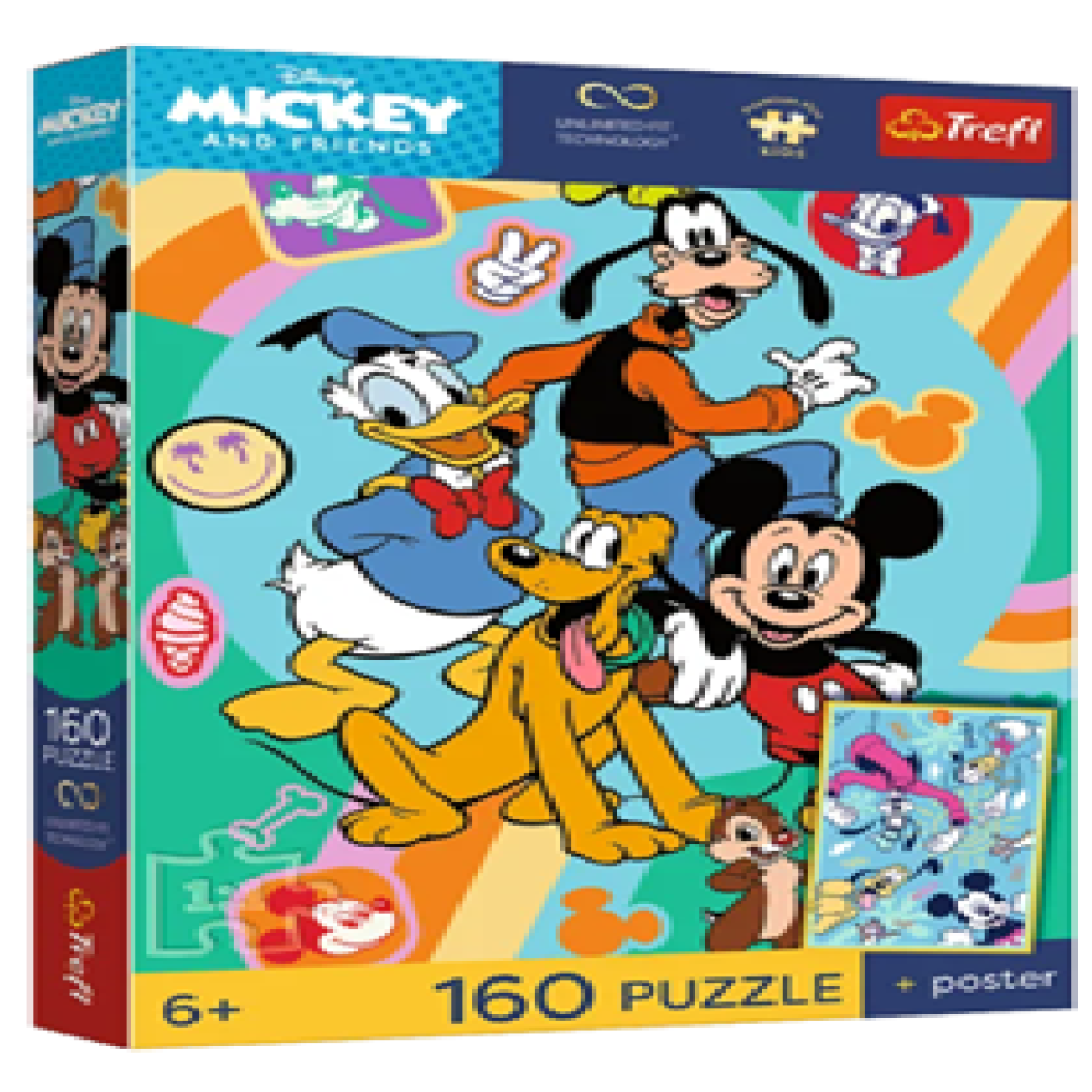 54405 Trefl Пазли "160 UFT Premium Plus Kids" Disney Mickey