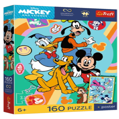 54405 Trefl Пазли "160 UFT Premium Plus Kids" Disney Mickey