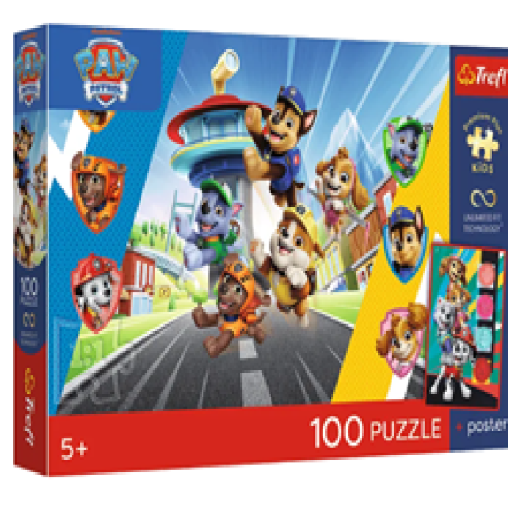 65500 Trefl Пазли "100 UFT Premium Plus Kids" PAW Patrol Щен