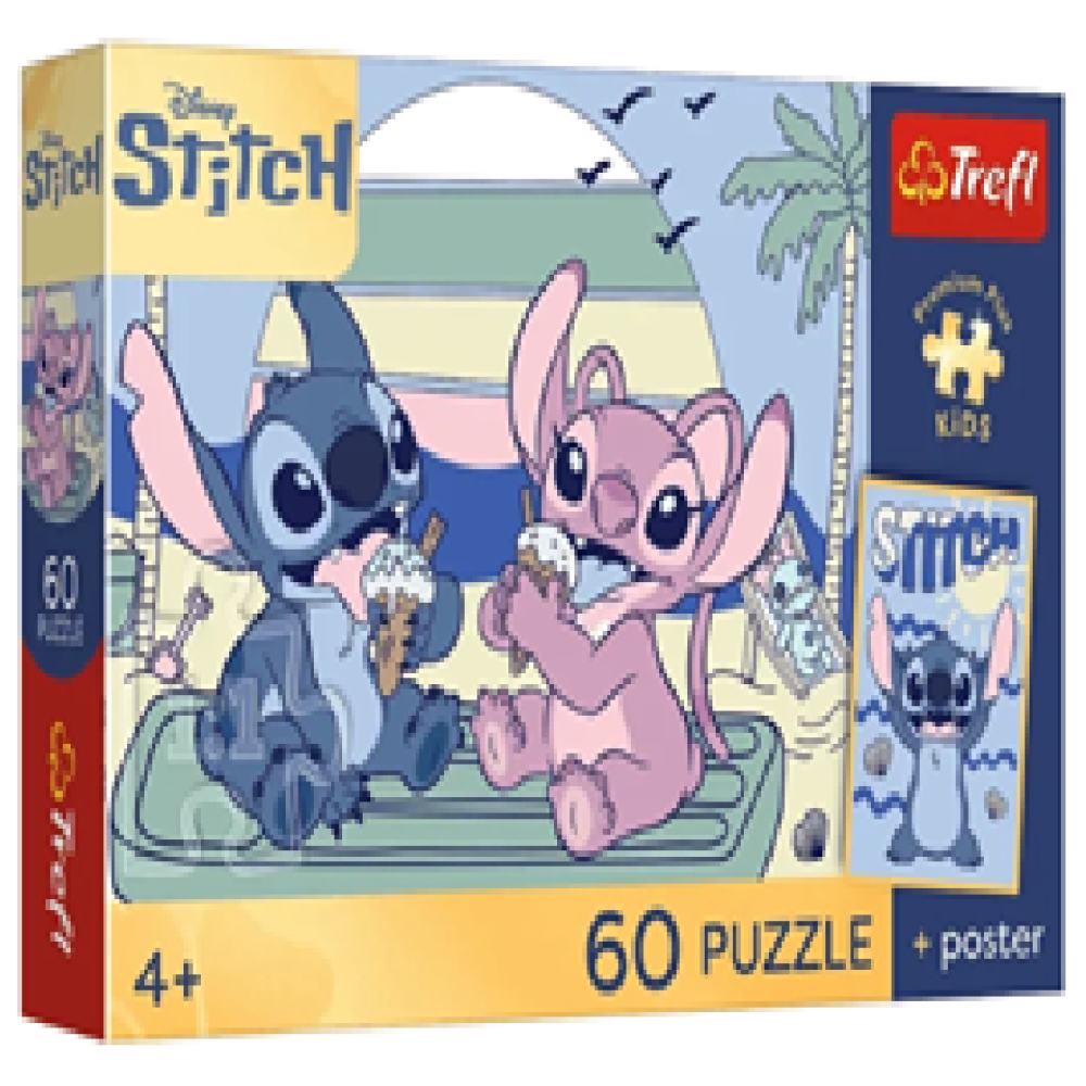 74304 Trefl Пазли "60 Premium Plus Kids" Disney Lilo&Stitch
