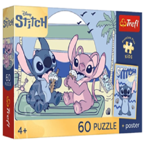 74304 Trefl Пазли "60 Premium Plus Kids" Disney Lilo&Stitch