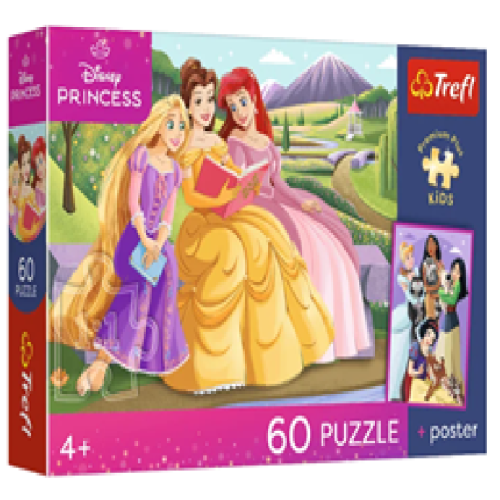 74359 Trefl Пазли "60 Premium Plus Kids" Disney Princess Кор