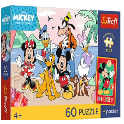 74380 Trefl Пазли "60 Premium Plus Kids" Disney Standard Cha