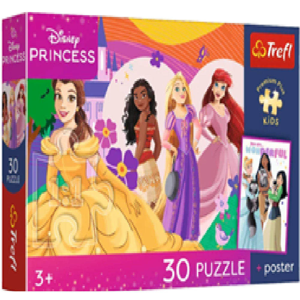 83429 Trefl Пазли "30 Premium Plus Kids" Disney Princess Дру
