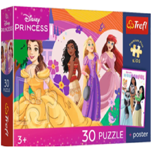 83429 Trefl Пазли "30 Premium Plus Kids" Disney Princess Дру