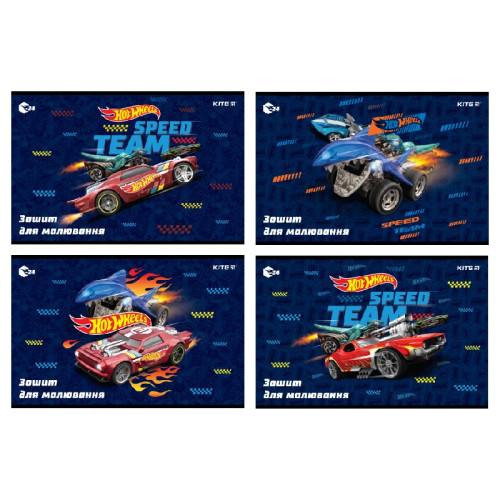 Альбом для малювання "Hot Wheels", 24 арк, HW22-242
