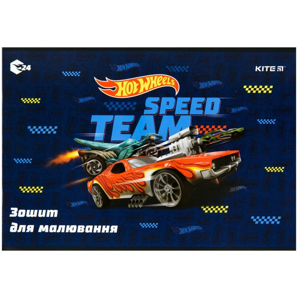 Альбом для малювання Hot Wheels 24 арк 120 г/м² - 3