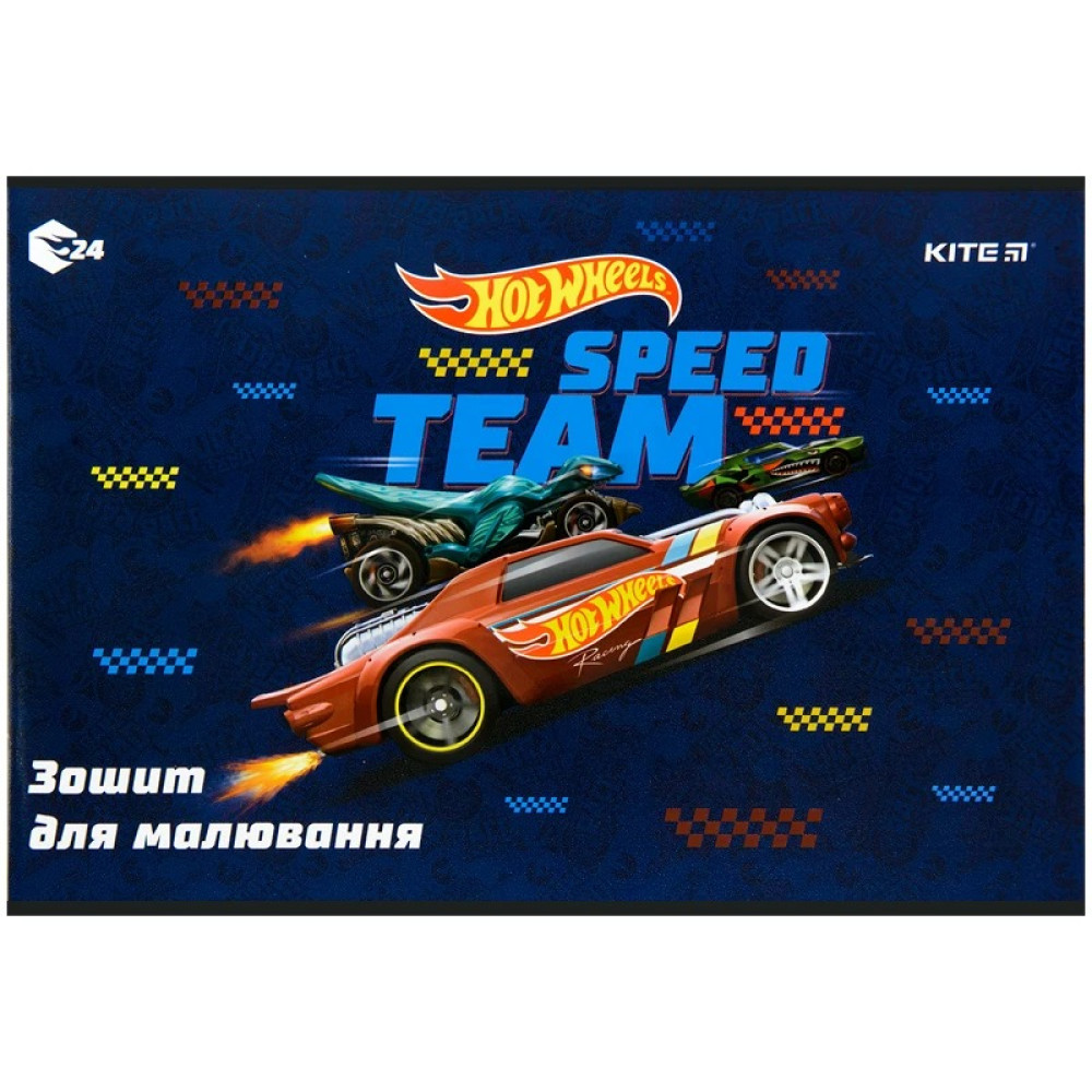 Альбом для малювання Hot Wheels 24 арк 120 г/м² - 1