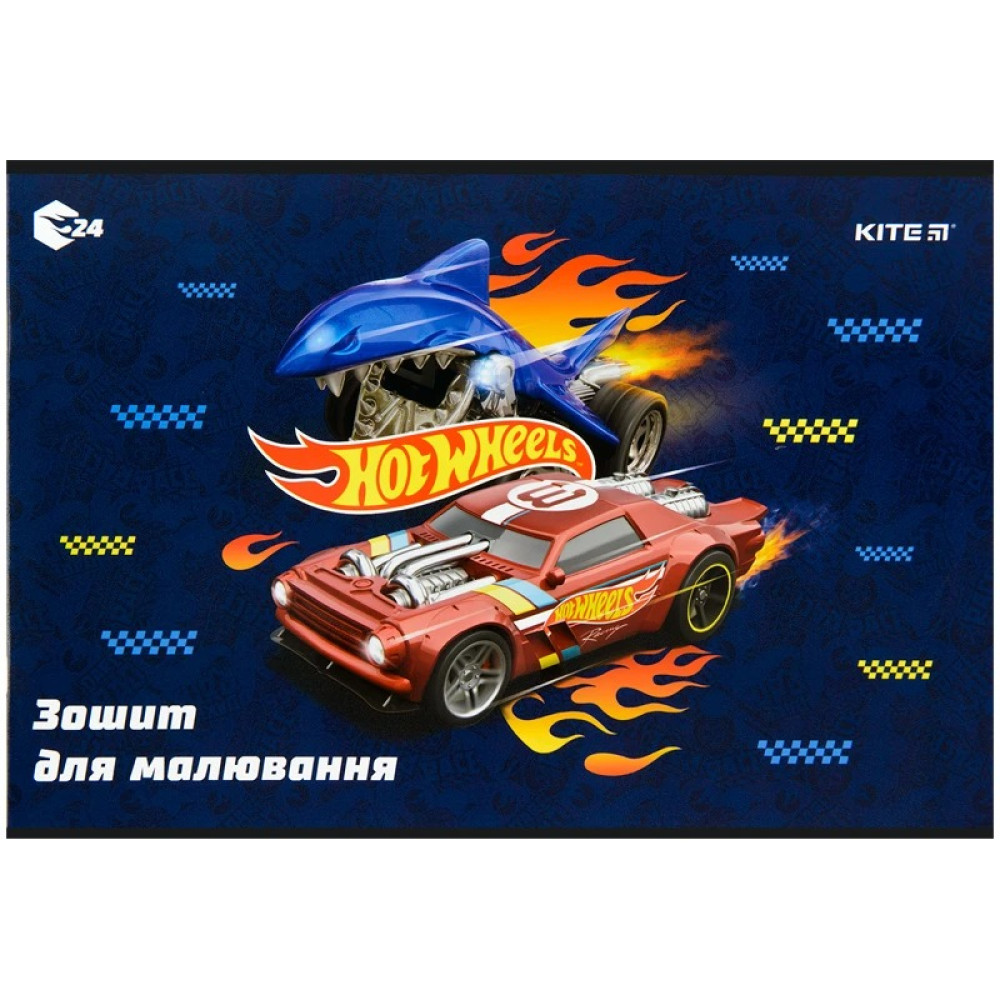 Альбом для малювання Hot Wheels 24 арк 120 г/м² - 0