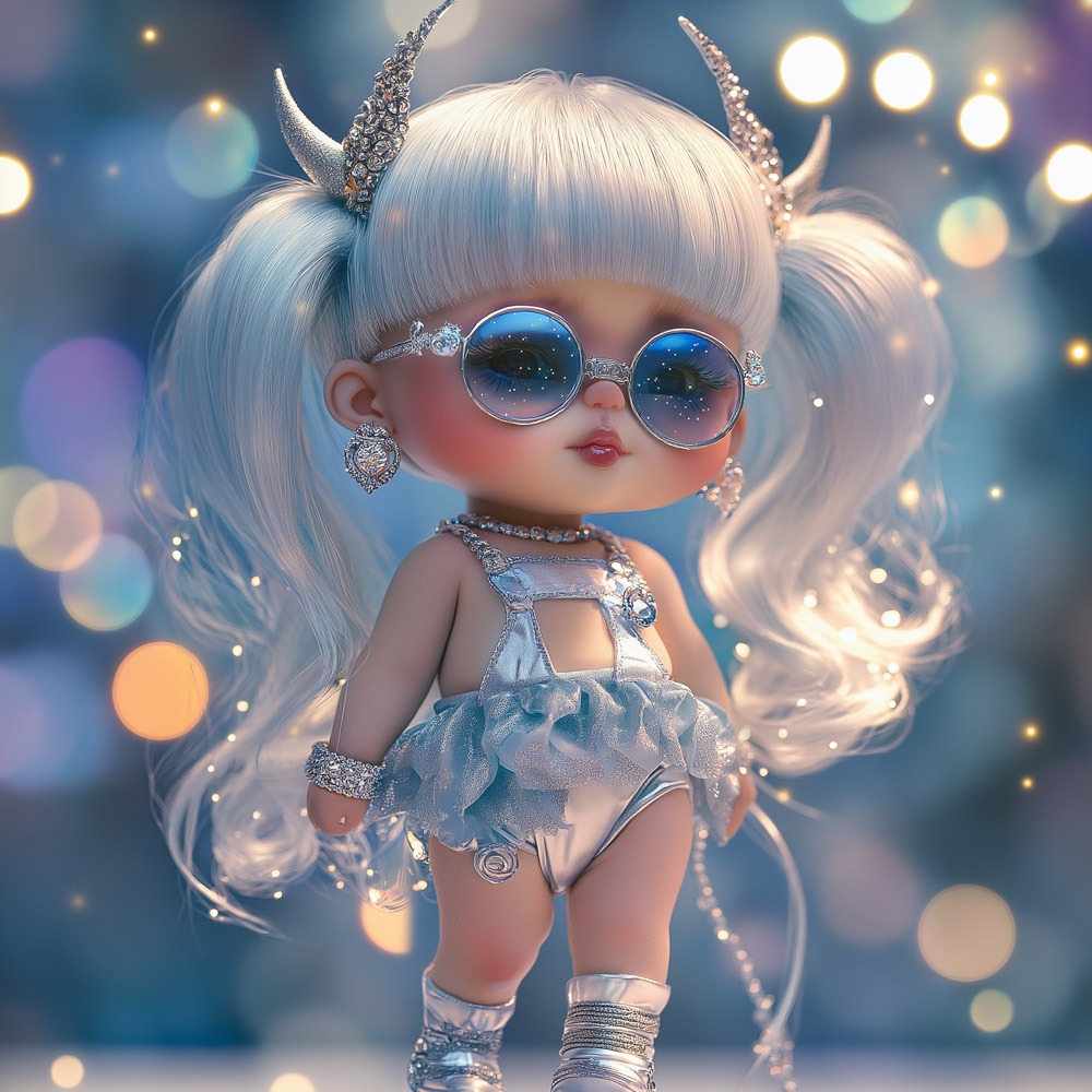 Алмазна мозаїка "Небесний шик" S10150, 20х20см, на рамці, ТМ Dreamtoys, 21х21х2,5см, в коробці