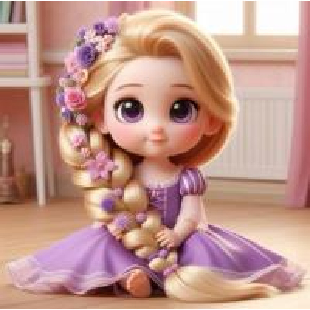 Алмазна мозаїка "Варюша", 20х20см, на рамці, ТМ Dreamtoys - 0