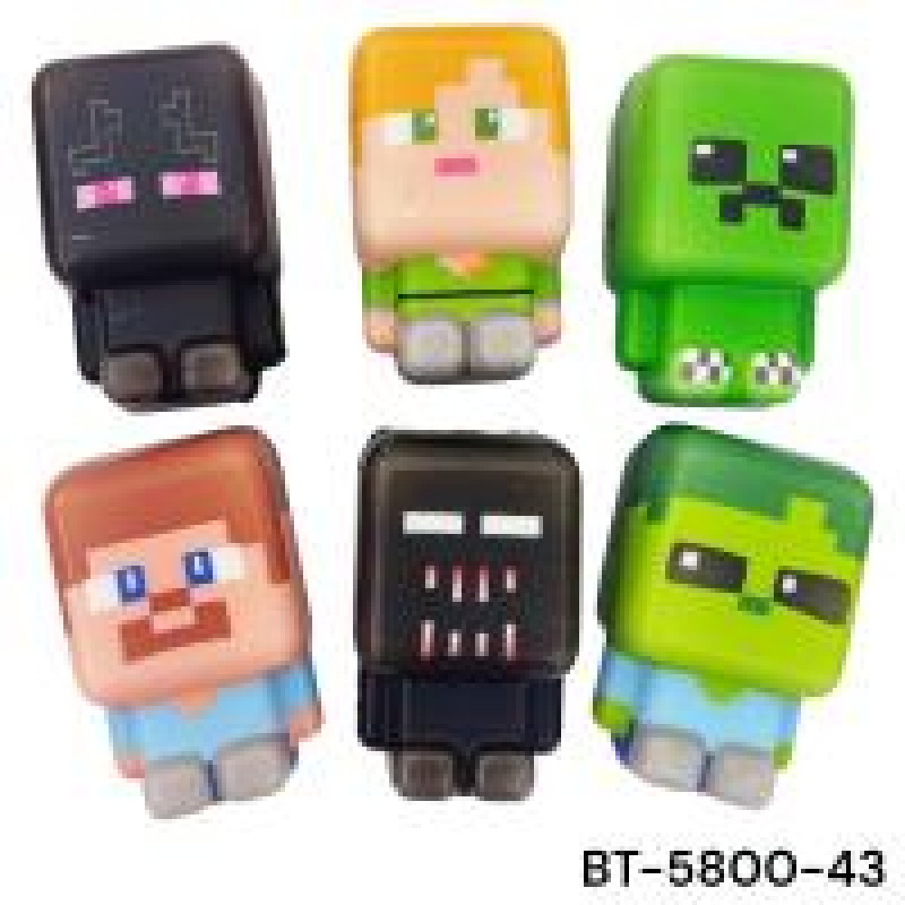 Aнтистрес-сквіш "Майнкрафт" 8.5 см паралон BT-5800-43 - 0