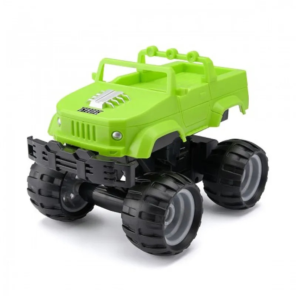 Автомобіль CRASH CAR S2 на р/к -  (зелений/синій акум. 3.7V) - 0