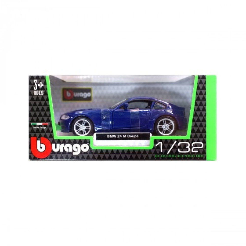 Автомодель - BMW Z4 M COUPE (синій металік, 1:32) 18-43007 - 1