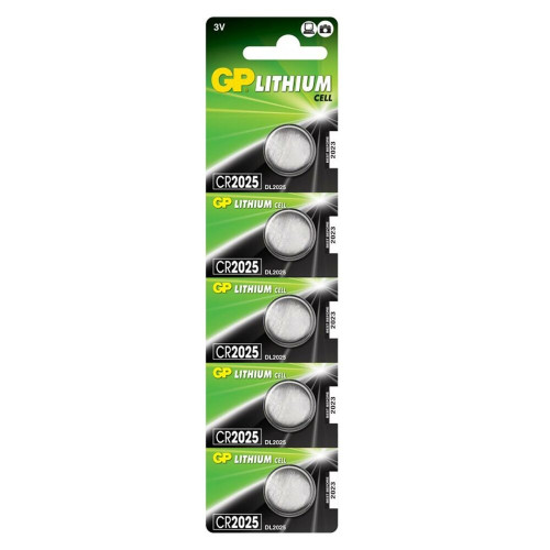 Батарейка GP дискова Lithium Button Cell 3.0V CR2025-8U5 літієві