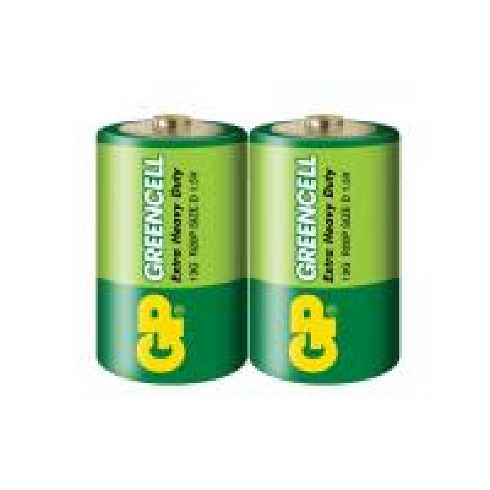 Батарейка GP R20 GREENCELL 1.5V сольова - 0