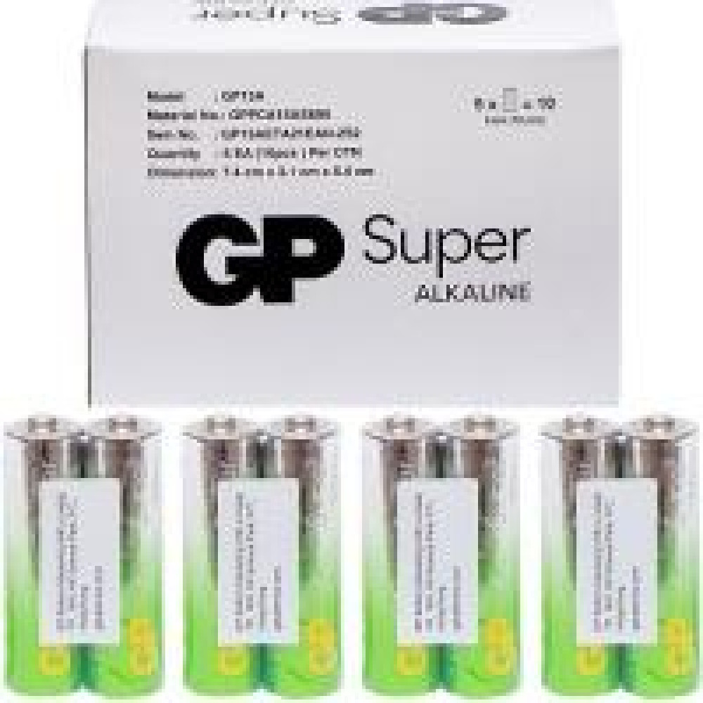 Батарейка GP R6 ALKALINE SUPER (уп.10шт) - 0