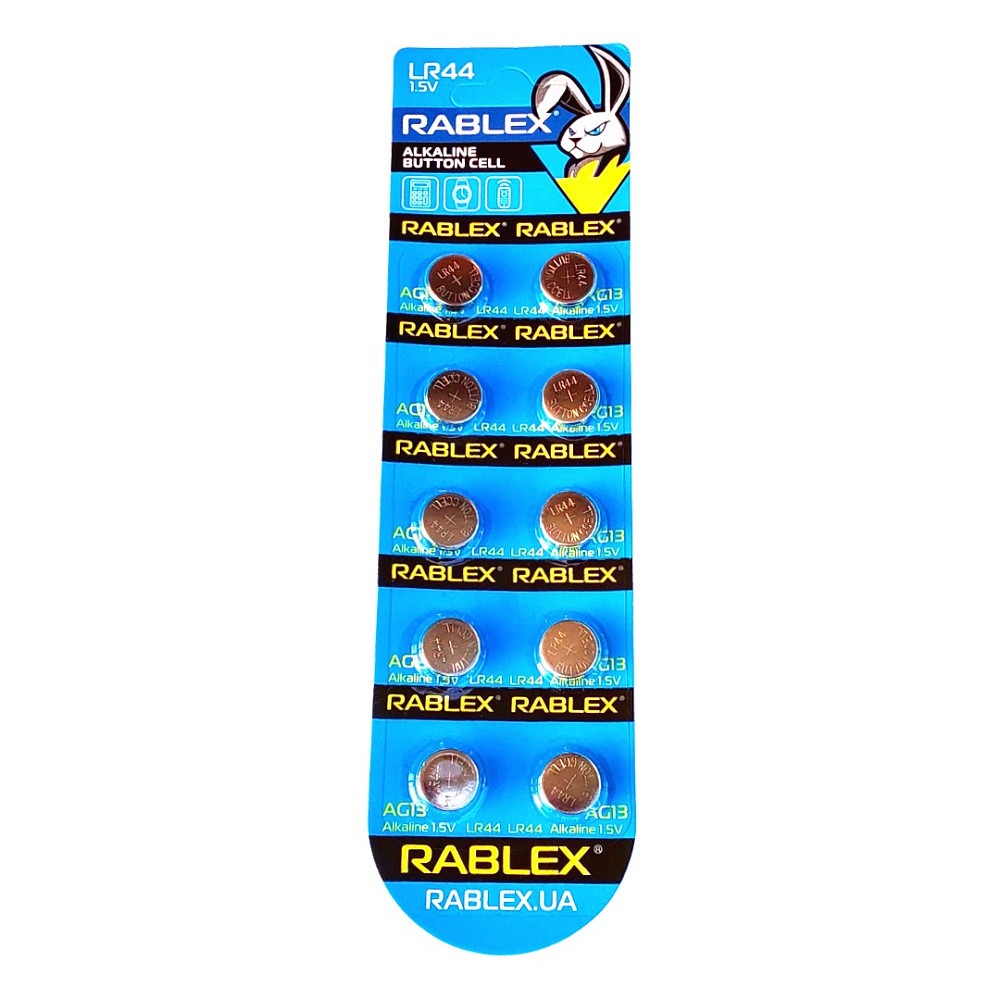 Батарейка Rablex  AG13  (ціна за штуку) blister 10 шт
