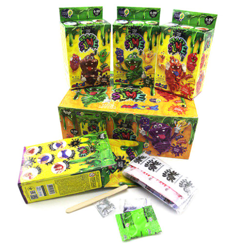 Безпечний освітній набір для проведення дослідів "Crazy Slime" міні укр (16) SLM-02-01U,02U,03U,04U