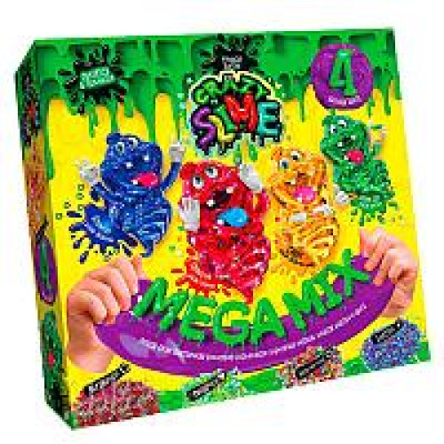 Безпечний освітній набір для проведення дослідів "Crazy Slime 4в1" укр №1 SLM-03-01U