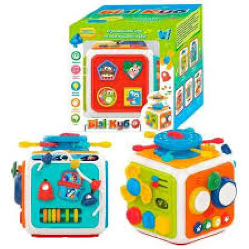 Бізі куб 48658 (12) "WToys",ОЗВУЧУВАННЯ УКРАЇНСЬКОЮ МОВОЮ, с