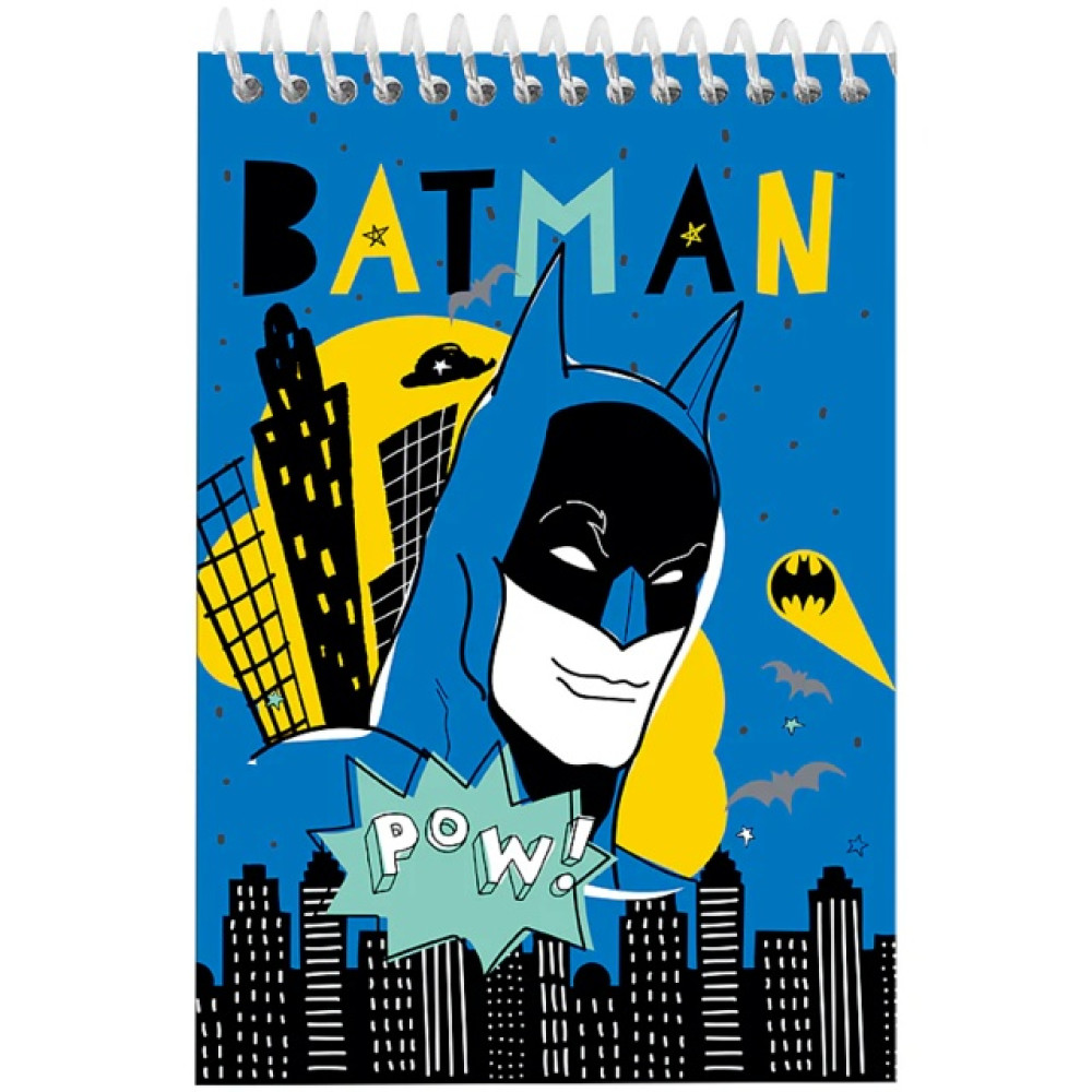Блокнот Kite DC Comics А6 48 аркушів нелінований верхня спір