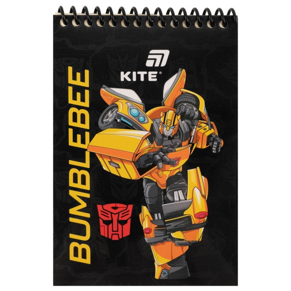 Блокнот Kite Transformers А6 48 аркушів нелінований