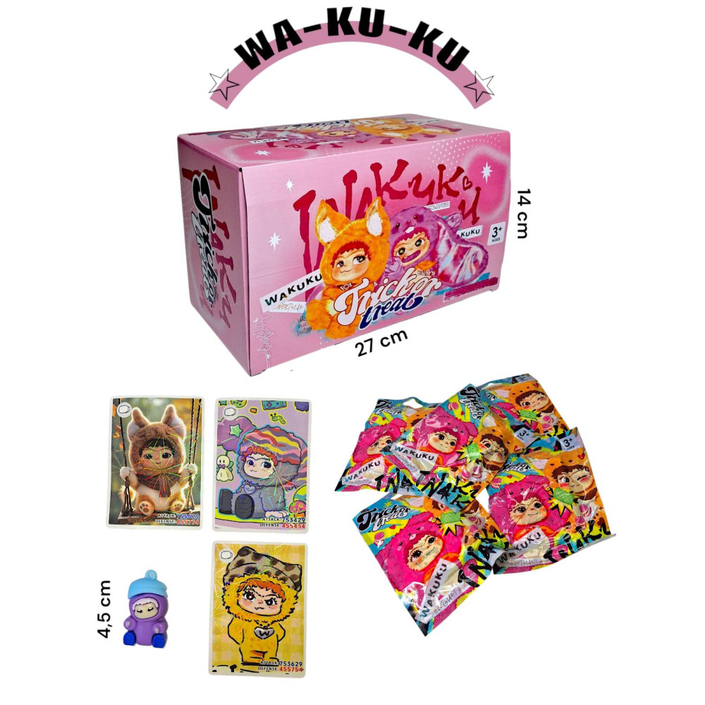 БРЕЛОК WAKUKU 1 СЕЗОН (БЛОК 25 ШТ)