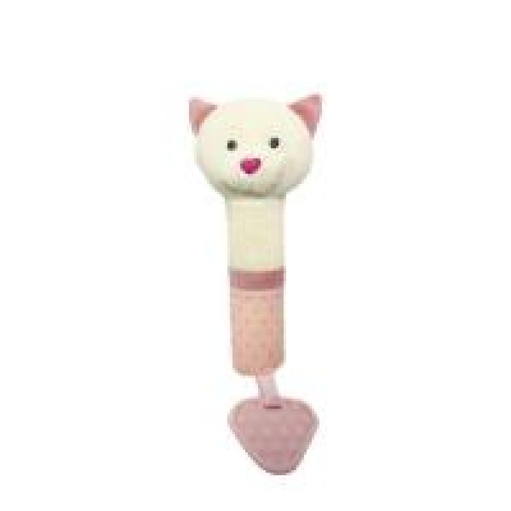 Брязкальце-пищалка Котик (17 см) 9425 - 0
