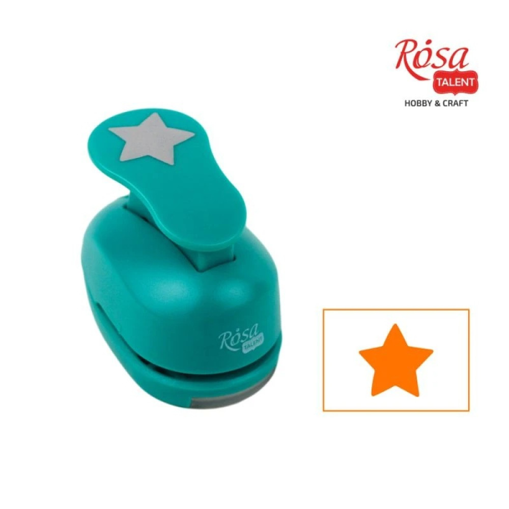 Діркопробивач фігурний ROSA Зірка 2,5 см (881009)