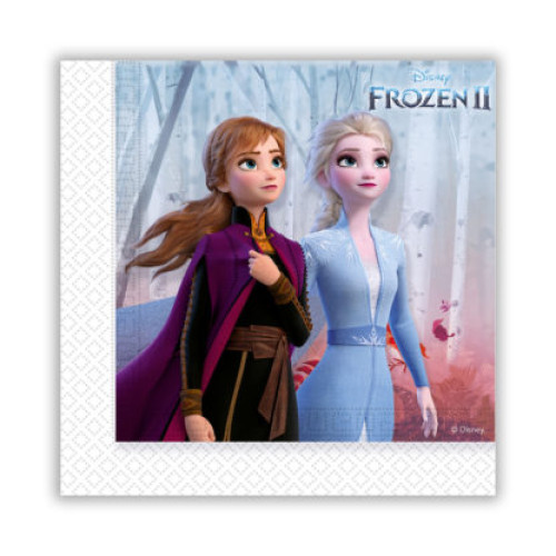Двошарові паперові серветки 33×33 20 шт FROZEN 2 DISNEY