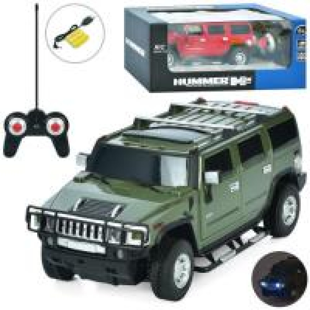 Джип 27020 (12шт) р/к, Hummer, 1:24, акум, 21см, світло, гумові колеса, USBзарядне, 2 кольори, в кор-ці, 28-11,5-14,5см - 0
