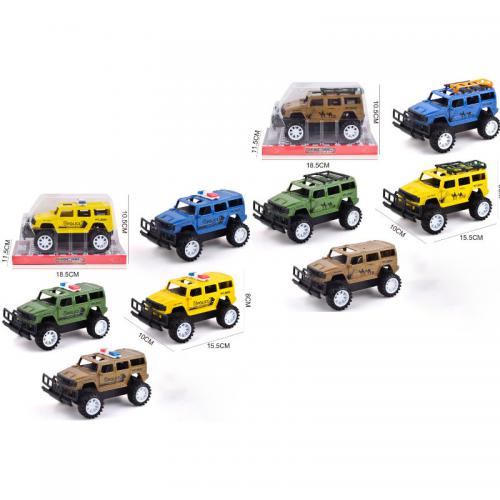 Джип 858-8-9, інерция, 15,5 см, 2 вида, мікс кольорів, 19x12x11 см, в слюді