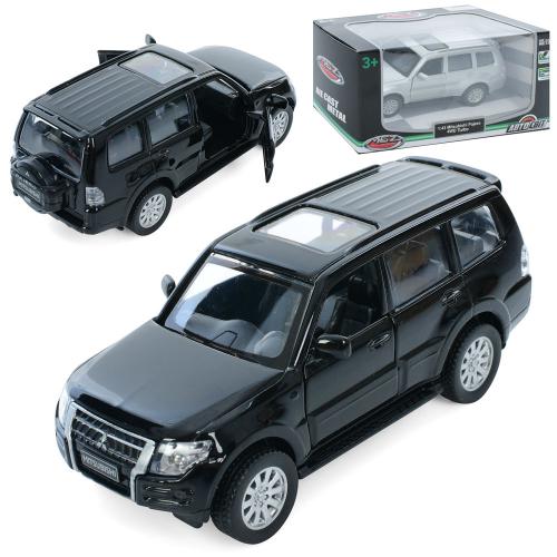 Джип AS-3066 (36шт) АвтоСвіт, 1:43, Mitsubishi Pajero, метал, інерц, 11,5см, відчиняються двері, гумові колеса, 2 кольори, в кор-ці, 14,5-7-6,5см