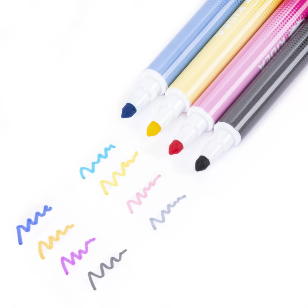 Фломастери двосторонні 8 шт 16 кол FD16KKA - 0