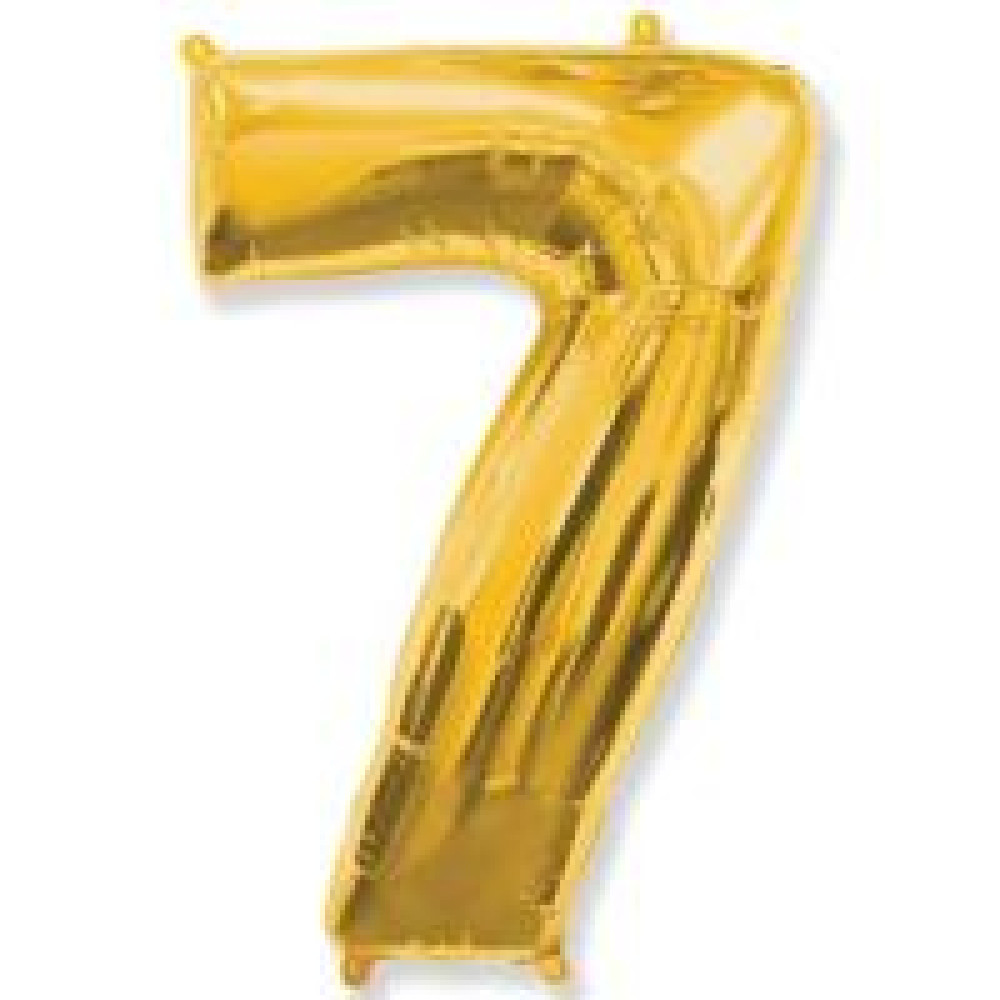 Фольгована кулька цифра "7" золото 40" FlexMetal 3402-0072 - 0