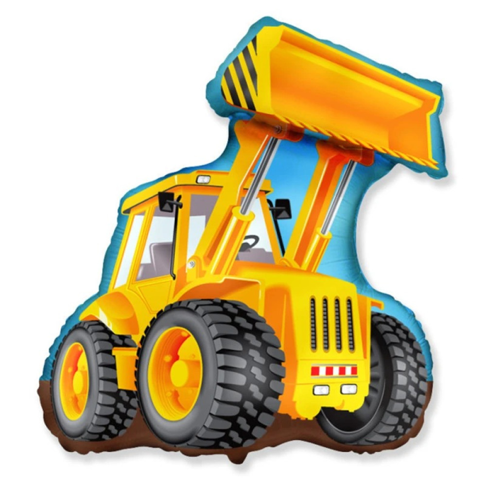 Фольгована кулька міні-фігура "Екскаватор" 14" Flexmetal 3000-0026