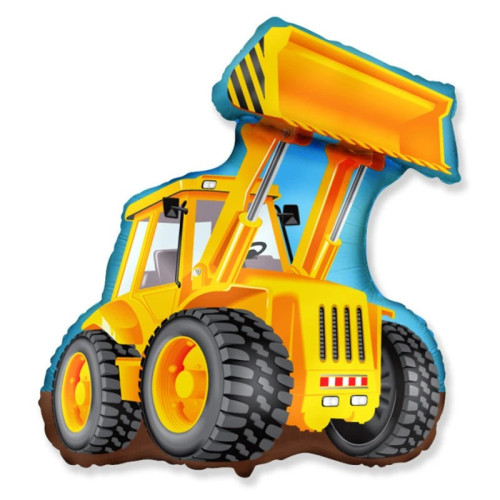 Фольгована кулька міні-фігура "Екскаватор" 14" Flexmetal 3000-0026