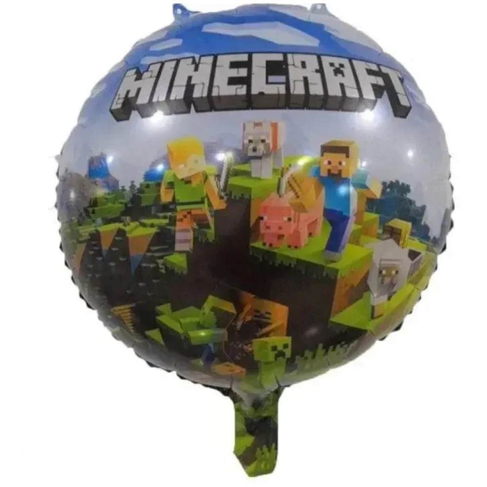 Фольгована куля Коло Китай Minecraft 18'