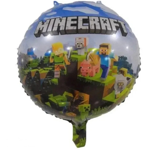 Фольгована куля Коло Китай Minecraft 18'