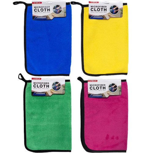Ганчірка з мікрофібри двостороння ZL21-1PC 30x40 см 3040 (117060)