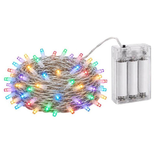 Гірлянда світлодіодна 10м 100 LED мультиколір на батарейках