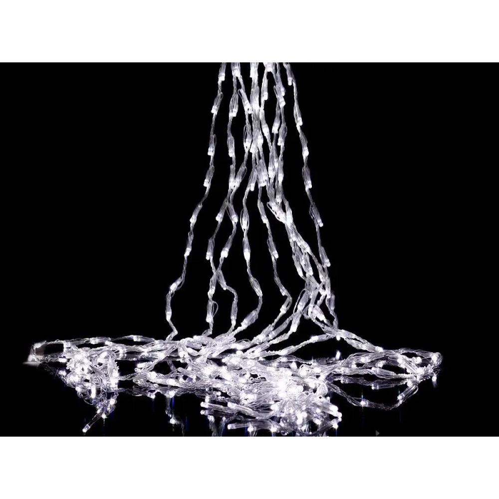 Гірлянда Водоспад прозорий провід 2,0мХ2,0м 240LED (білий) IT-RAINS-240-W 50шт 8625 - 5
