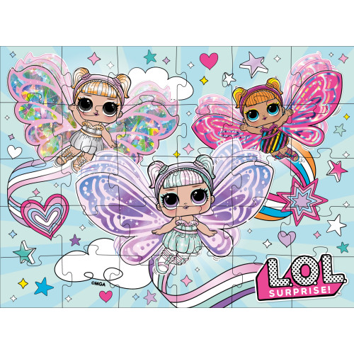 Гра-головоломка. Набір пазлів L.O.L Surprise! Fairies, 30 елементів LP30-002